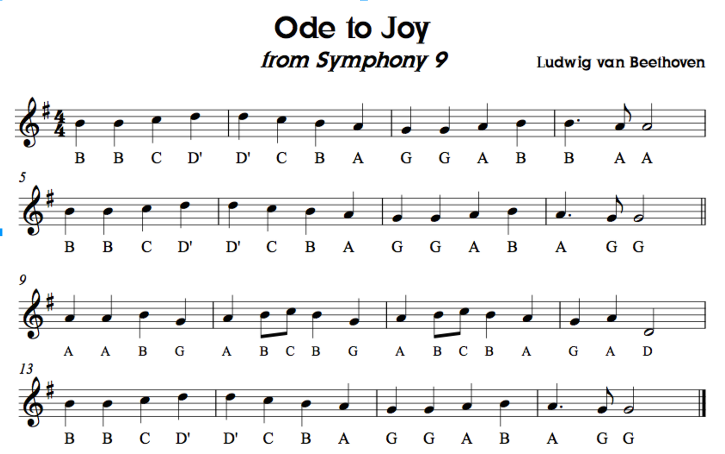 Ode to Joy